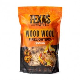 Ekologiški, susuktos medienos vilnos, ugnies įdegtukai Texas