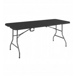Sulankstomas stalas 180cm juodas
