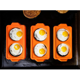 2 Sekcijų Kiaušinių Kepimo Dėklas - BlackStone