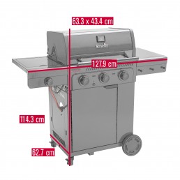 Dujinis grilis Char-Broil Essential 3G