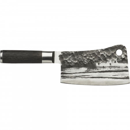 Damasko plieno universalus japoniškas kapojimo peilis Satake Kuro Sakata 18 cm