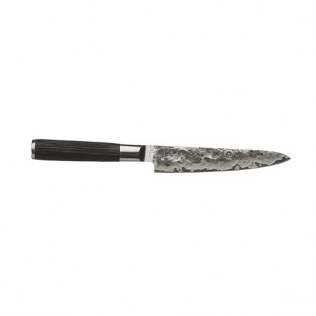 Damasko plieno japoniškas pjaustymo peilis Satake Kuro Petty 15 cm