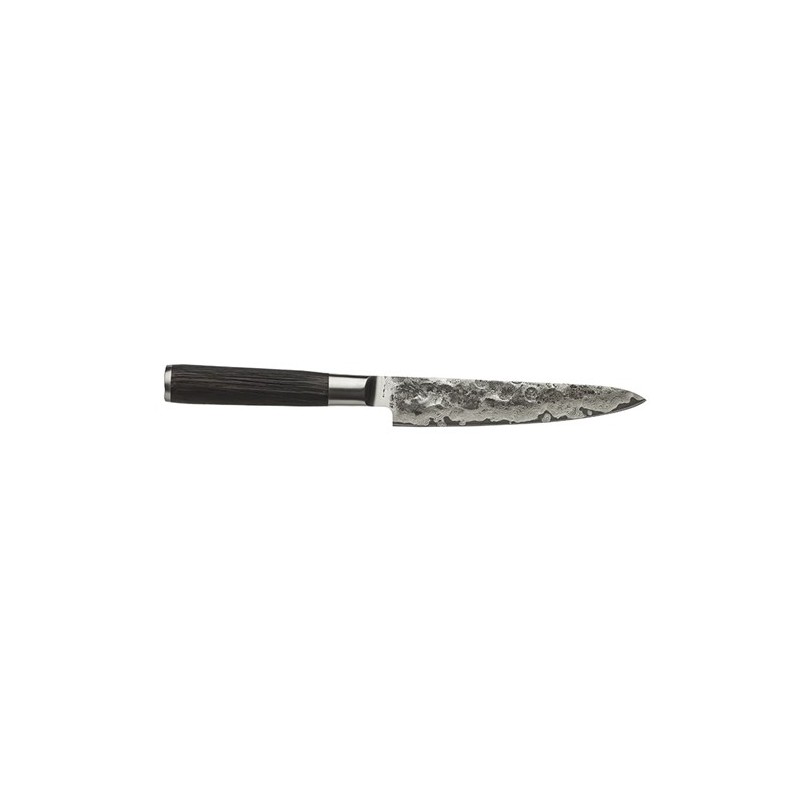 Damasko plieno japoniškas pjaustymo peilis Satake Kuro Petty 15 cm