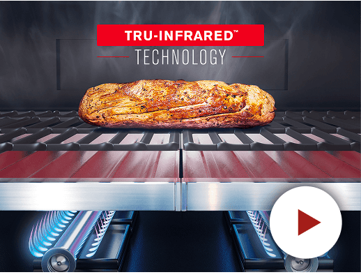 TRU-Infrared™ technologija - mažiau liepsnų, daugiau skonio